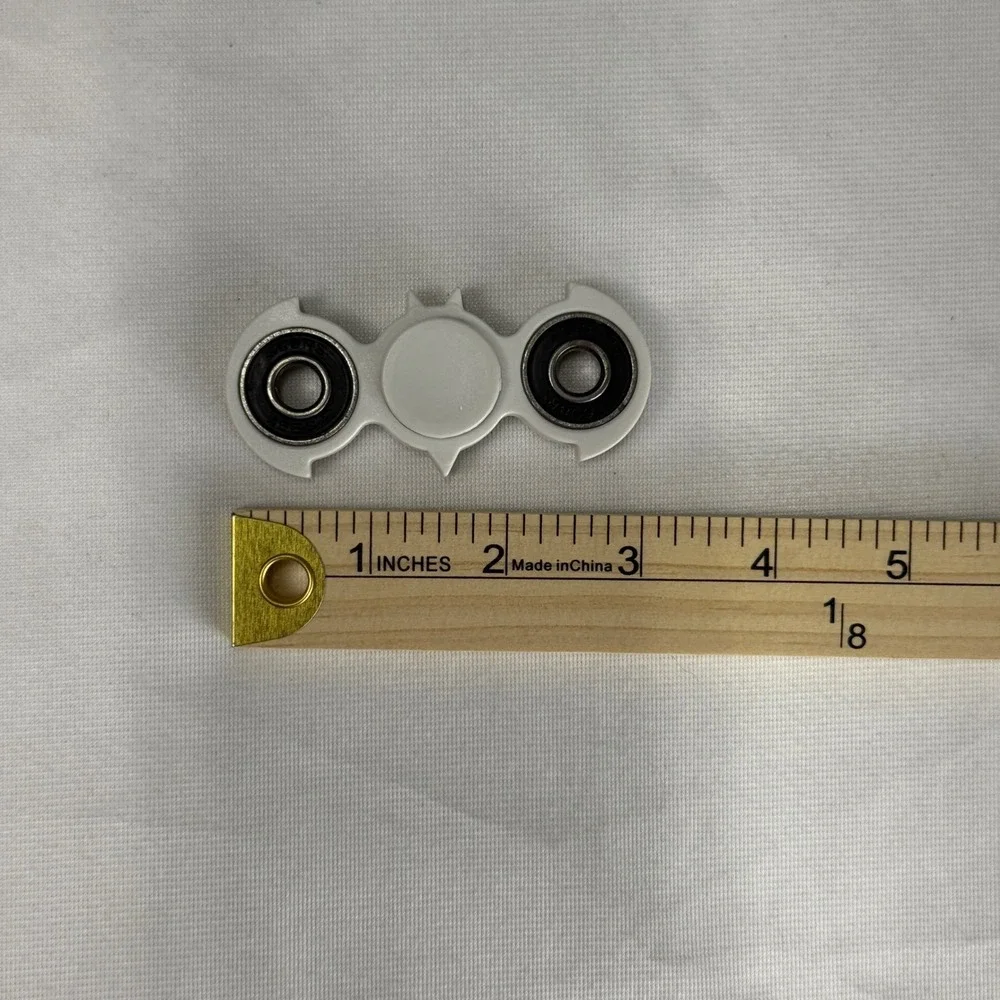 White Bat Wing Fidget Spinner Superhero Style 608RS ABEC-9 Bearings EDC Toy‎